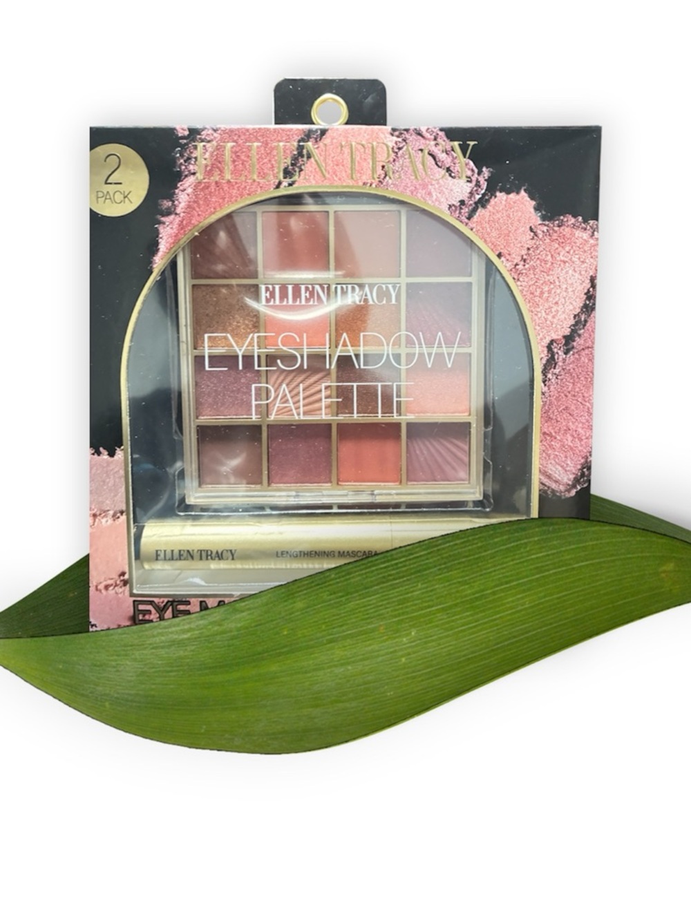 Ellen Tracy Rose and Neutral Eyeshadow Palette - 2 Pack